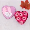 Manche rose (6 fleurs centrales)