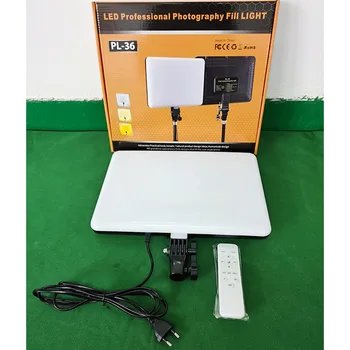 PL-48 regular three-color full screen panel light 14/19-inch live photography lighting live stream fill Led video light