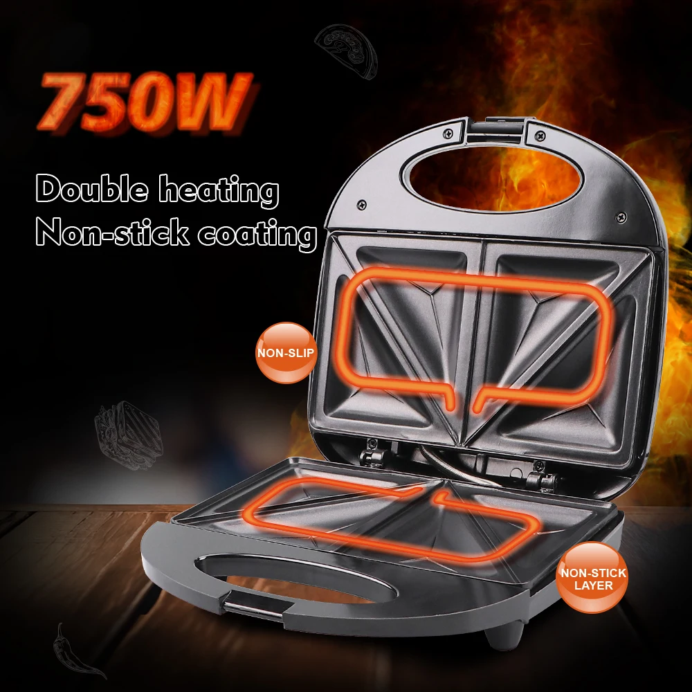 Grill Pigeon Egnite Sandwich Toaster Pembuat Sandwich Sarapan