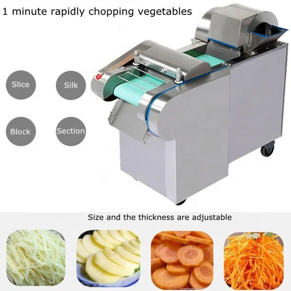 Multi-functional Green Onion Vegetable Chopper/ Vegetable Cutting Machine /Potato Fruit Vegetable Cutter details