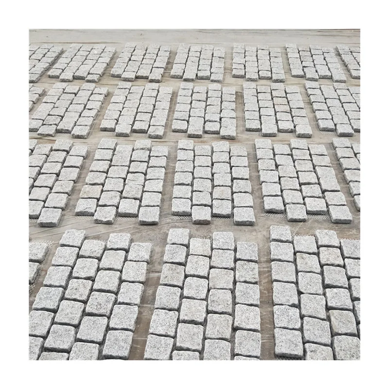 Wholesale 10x10x5cm Outdoor Granite Paving Stone Polished and Modern Design Cheap Per Square Foot Price for Driveway Paving