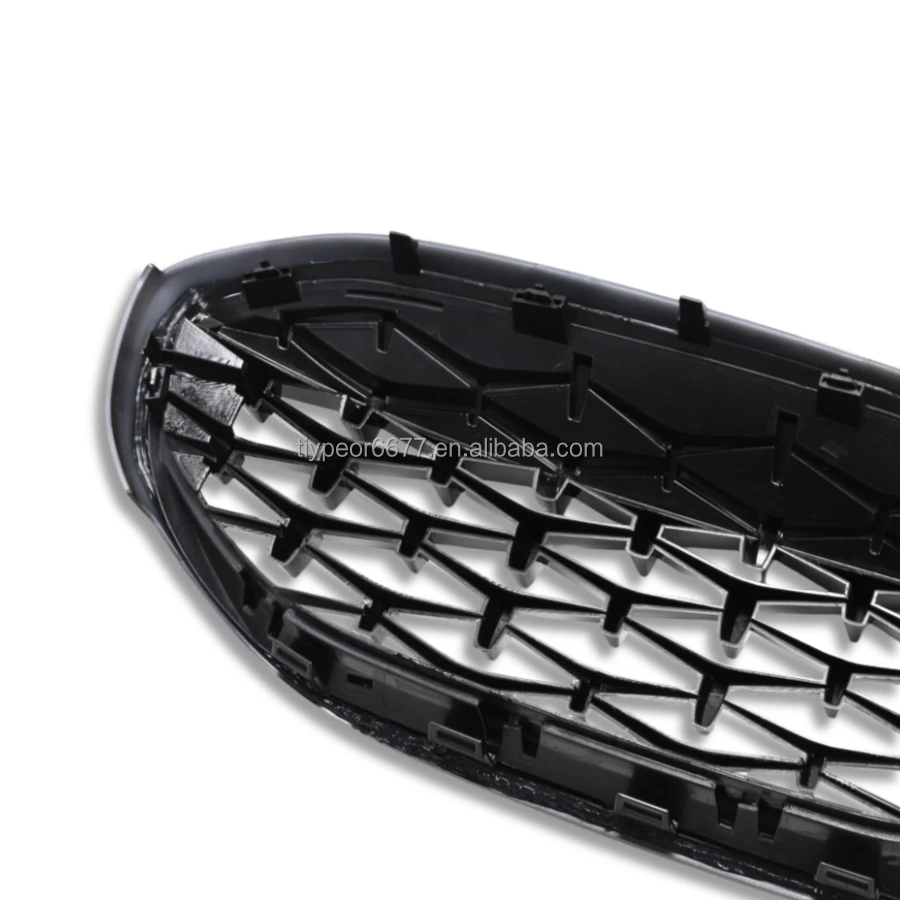 product tiypeor black front center star style car bumper kidney led light lamp grille grill for bmw 3 series g20 2019   2022 2020 2021-8