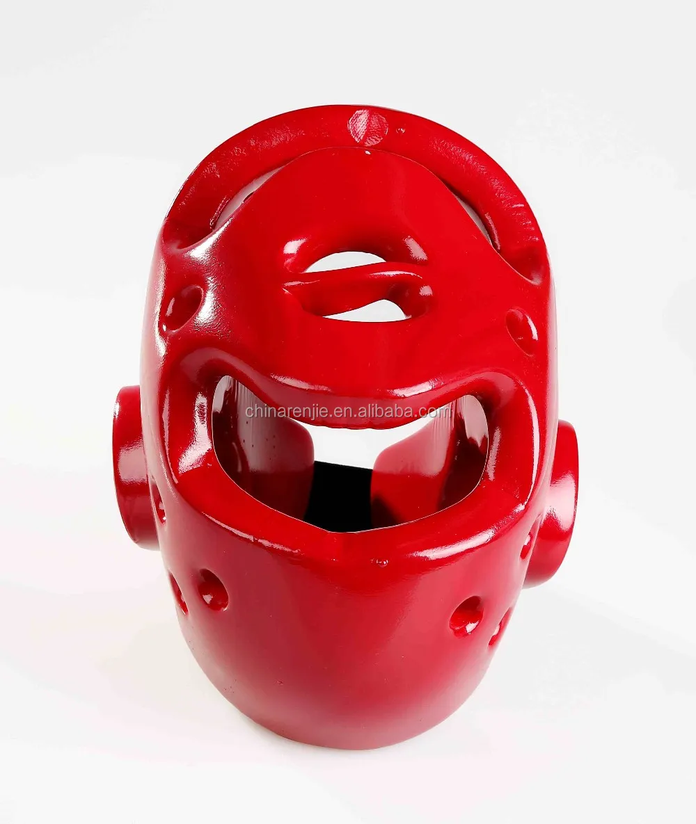 Dipped NBR Foam Tkd Head Protector with Mask Protective Equipment for Boxing Sport Style Safety Gear Helmet