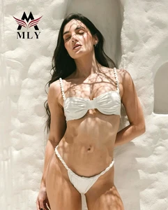 Factory Custom Oem Printed Swimwear Two Piece Brazilian Halter String Bikini Swimsuits