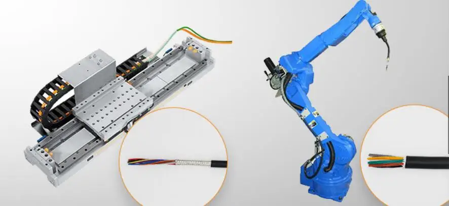 Linear encoder control cable