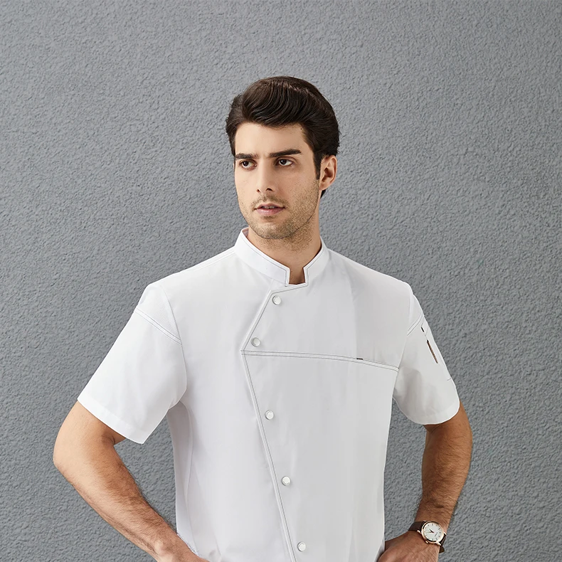 Wholesale Restaurant Kitchen Cooking Chef Working Wear Uniforms for Women Men Long Sleeves Hotel Uniform With Customized Logo