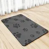 No-wash pet placemat-claw gray