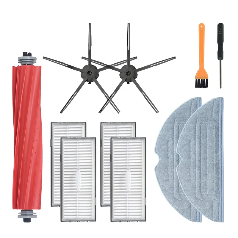 Сменные аксессуары для робота-подметания, основная и боковая щетки, набор фильтров для швабры для Xiaomi Roborock S7 S7max ultra T7s plus