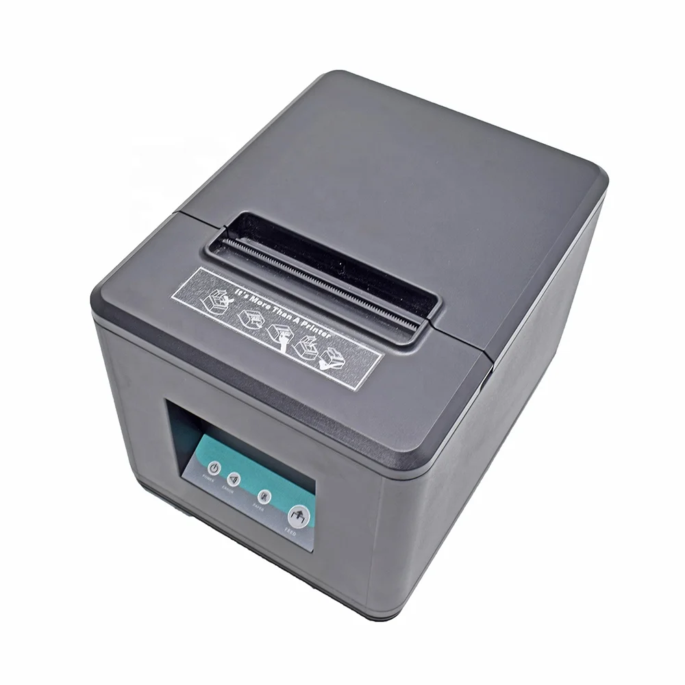 Fast Speed 80MM Receipt Printer Low Noise Desktop Thermal Receipt Printer with Auto Cutter