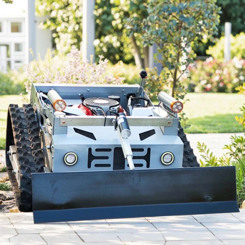 Agriculture Rubber Tracks Remote Control Robot Lawn Mower CE EPA Diesel Engine All Terrain Grass Cutting Machine