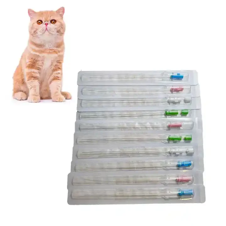 Single Use Open-End Veterinary Urethral Catheter with Stylet Probe 1.3*130mm for Dog Diagnoses for Cats Luer