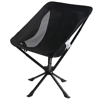 2023 Newest Customized Adjustable 360 Degree Swivel Chair Aluminium Foldable Chair Outdoor Camping Chair