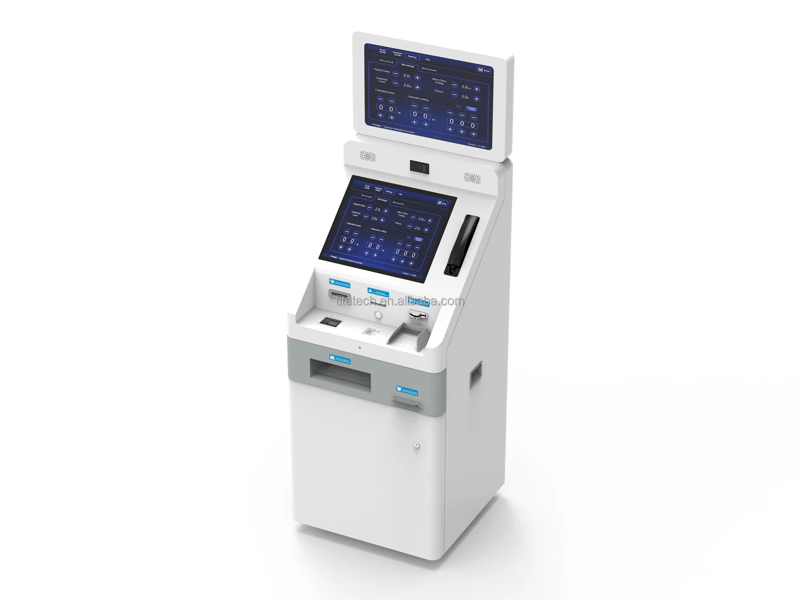 ATM Kiosk Smart Teller Machine Self Service Kiosk Virtual Online Banking  Terminal With Touch Screen