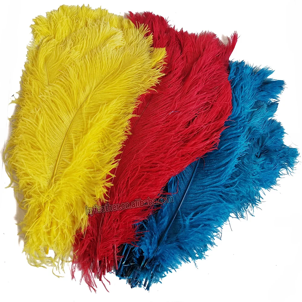 White Natural Plume Ostrich Feathers for Party Carnival Home Wedding Centerpiece Christmas Vase Holiday Decor DIY Craft Floral