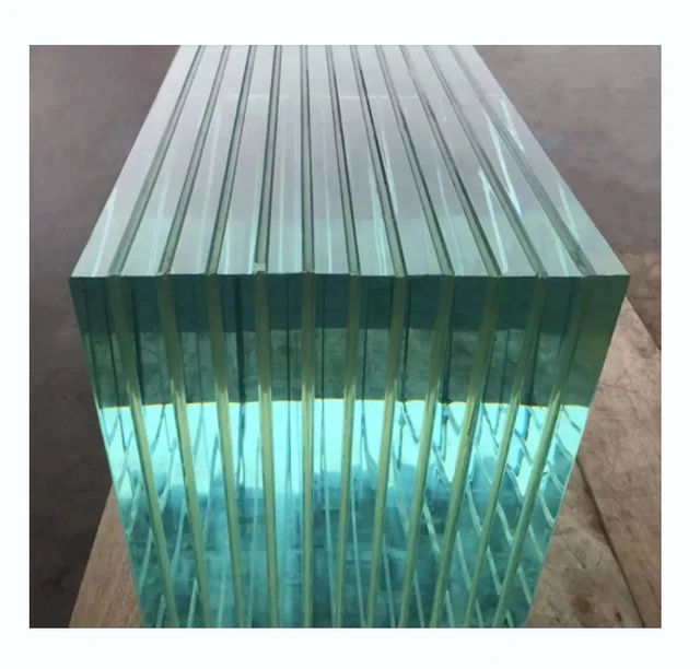 6.38mm 10.38mm 12.76mm 17.52mm PVB Tempered Laminated Glass Custom Size and Thickness Safety Explosion-Proof Laminated Glass