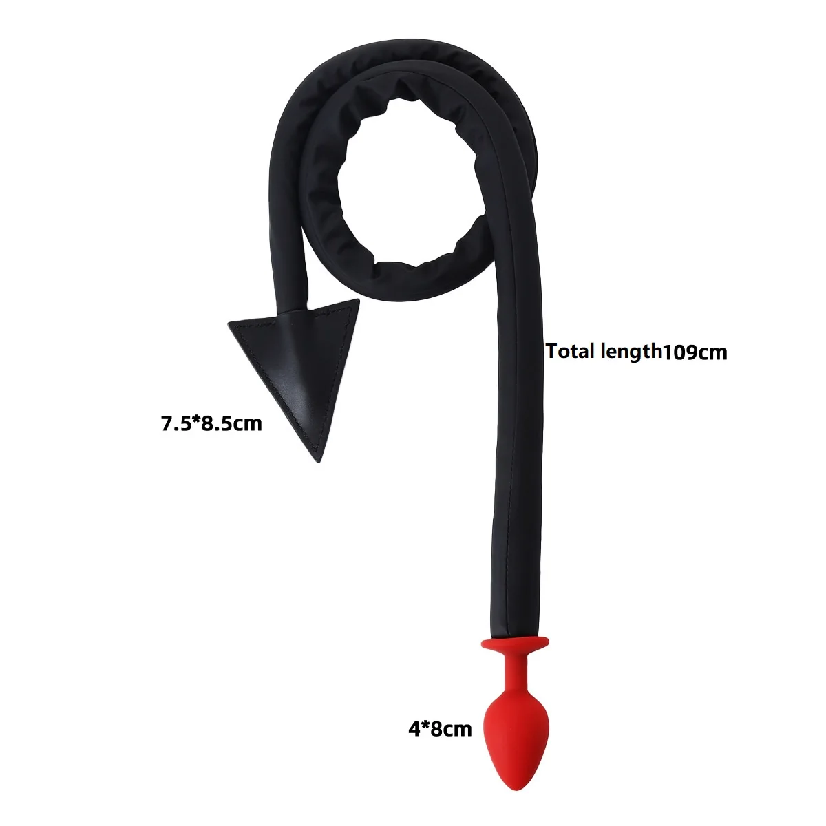 Multifunctional Silicone Anal Plug and Spanking Whip BDSM Adult Flirtation Tools Bondage Gear