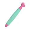 Pluma de punta de silicona líquida de grado alimenticio verde claro