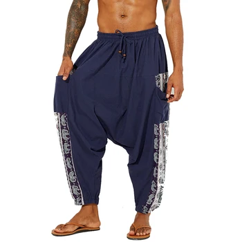 Wholesale Fashion Men Beach Wide Legs Pants Indian Traditional Clothing  Sari Thailand Trousers Pakistani Print Bloomers Hippie Streetwear From  malibabacom