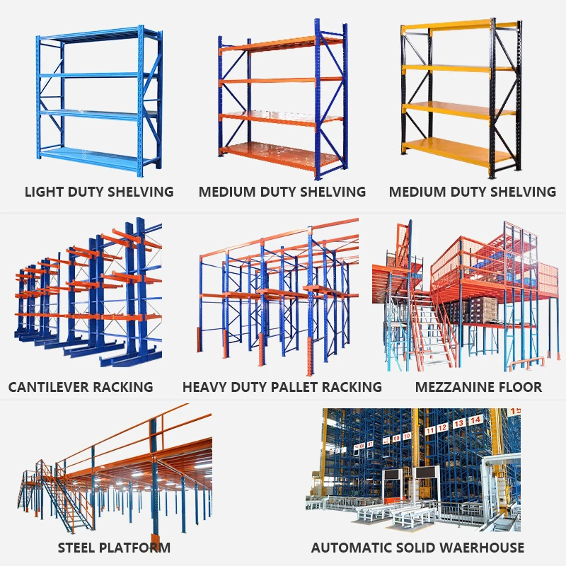 4 Tier Heavy Duty Metal Boltless Rack With MDF Board and 4 Tier Adjustable Metal Shelves for Garage Storage Heavy Duty Shelving