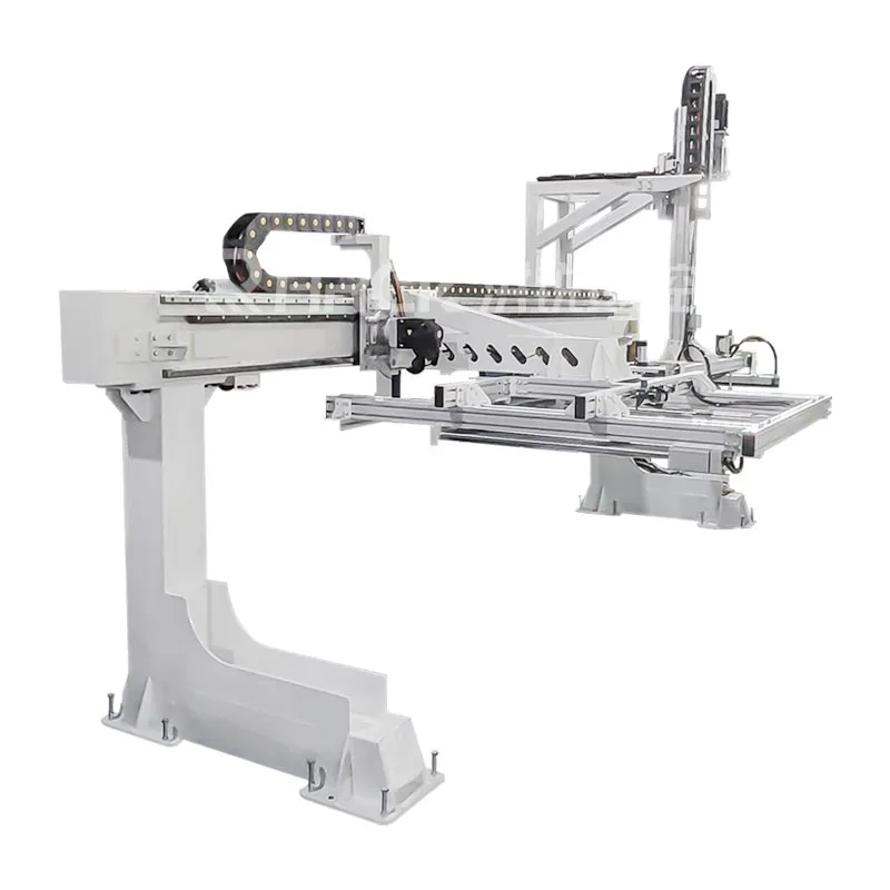 Woodworking automation gantry cranes for panel furniture connection