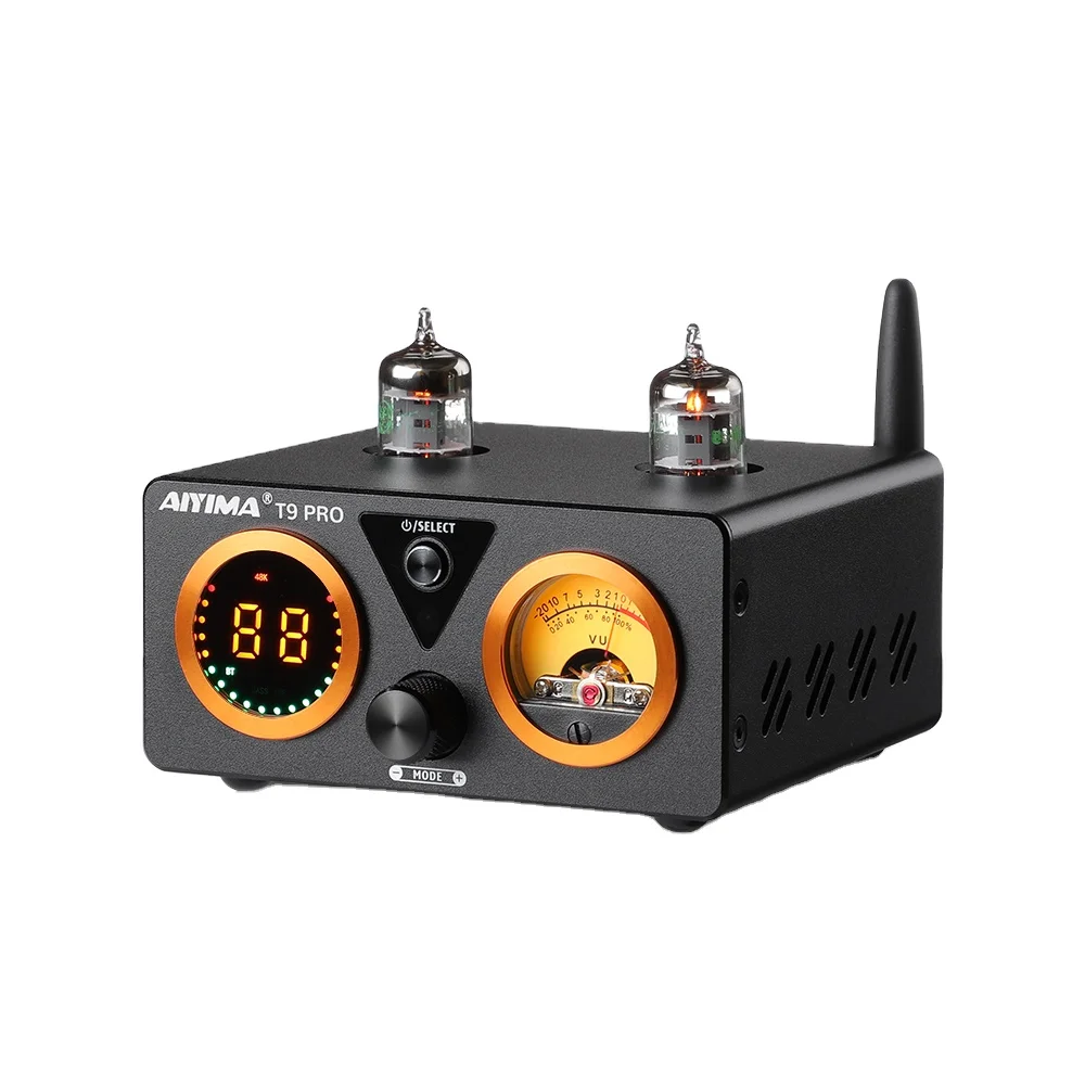 AIYIMA T9 PRO HiFiBTチューブアンプステレオパワーアンプUSBDAC COAX