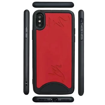 Luxury Brand Red Designed 3D Bottom Designer Silicone Phone Case