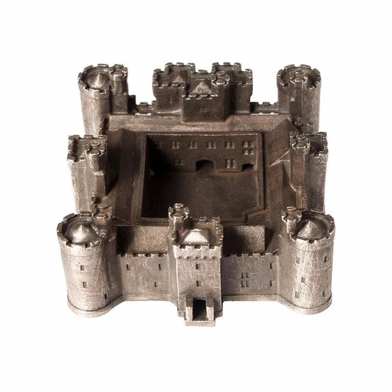 product custom miniature medieval house souvenir sculpture bronze resin bodiam castle architectural model figurine hogwarts castle model-3