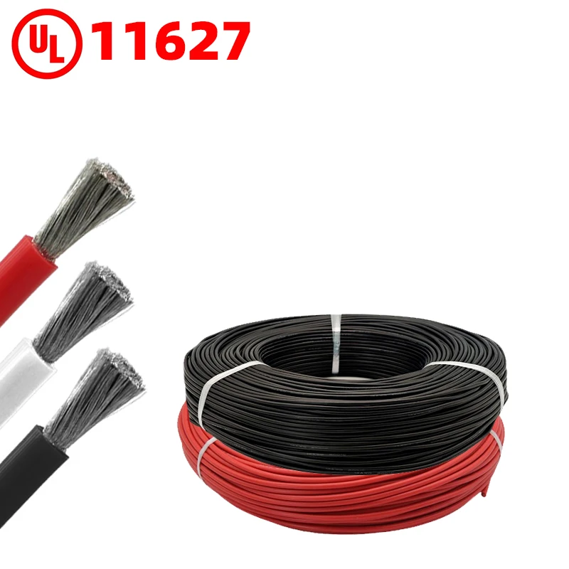Custom UL11627 10 12 14AWG PVC Insulation Ethiopia  Single Roll Bare Duplex Reel Wire Cable