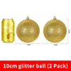 Palla glitterata 10 cm(2)