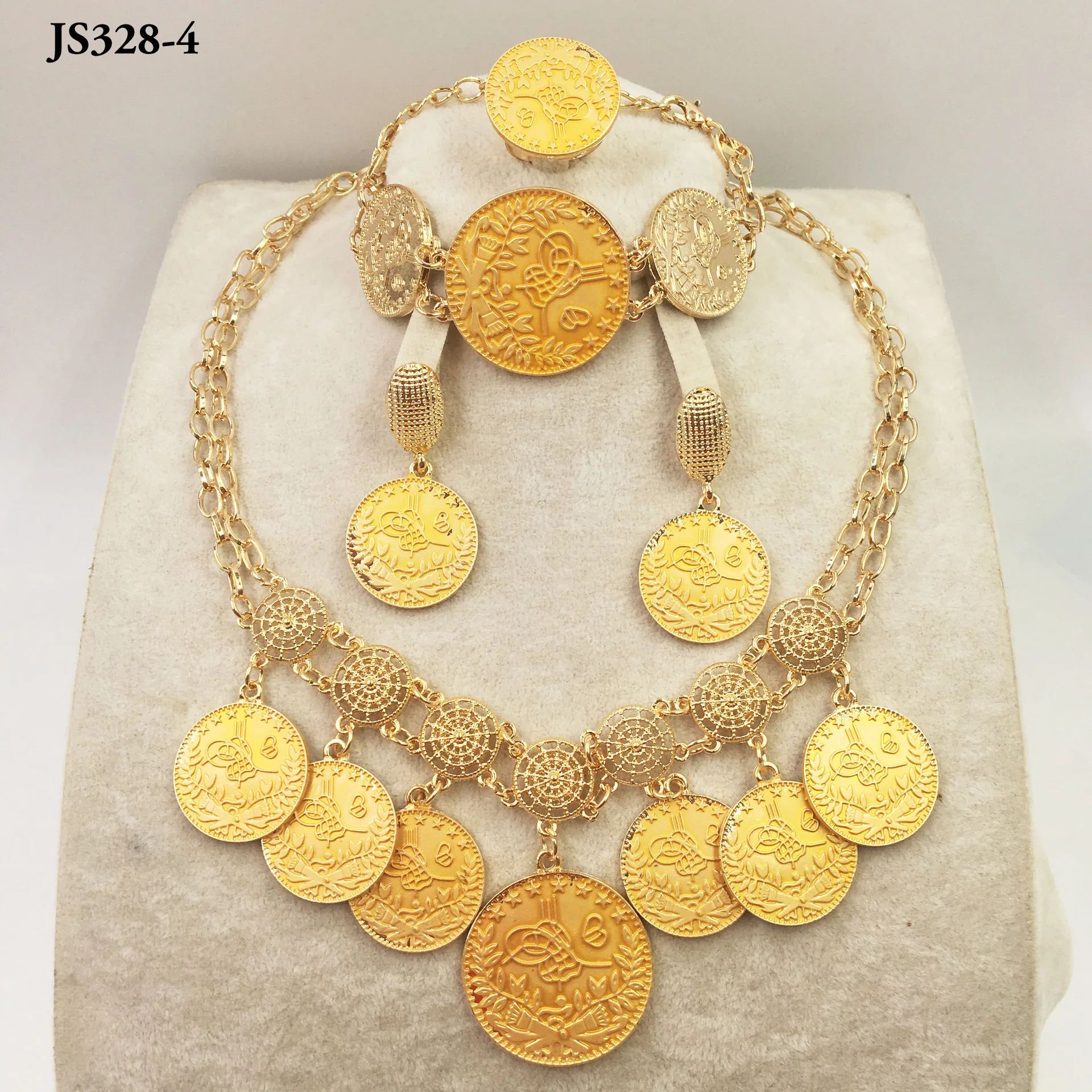 Buy 24k Gold Plating Jewelry Set,Gold 