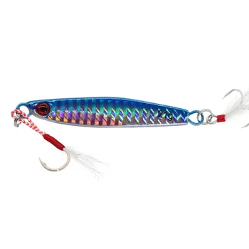Emma Lead Iron Plate Laser Luya Bass Bait Slow Shake Cushion Fishing Lures Colorful Reflective – Lure – view 2