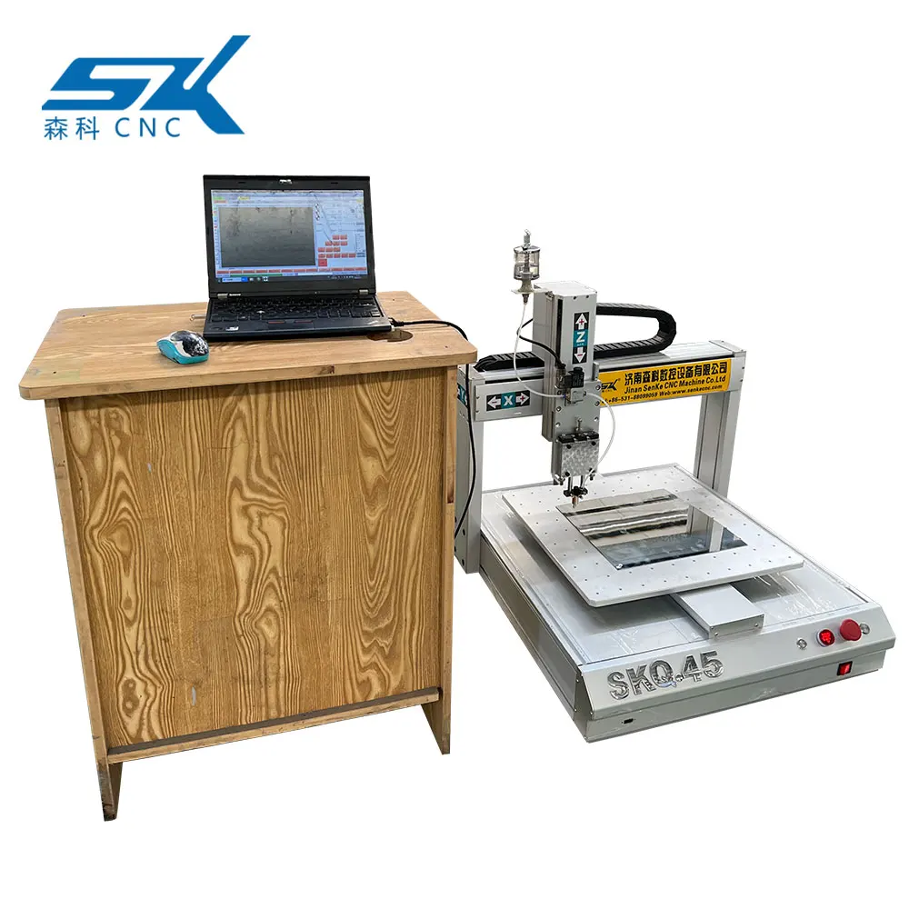 Small CNC Automatic Round  Square Flat Convex Mirror Glass Shape Sheet Cutting Machine