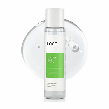 Private Label Soothing Calming Blemish Relief Face Toner Anti-Acne Centella Tea Tree Infused Vegan Lightening Anti-Aging Spray