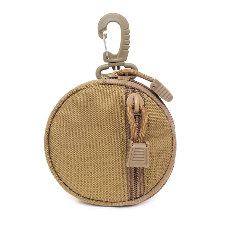 round pouch keychain