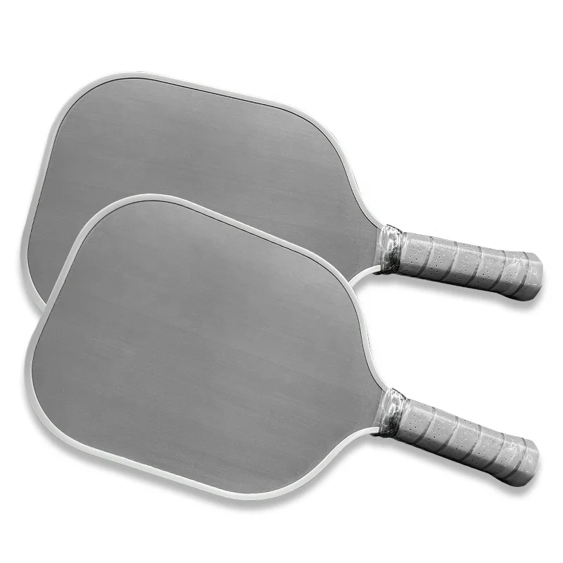 Extended Handle Wide Face T700 Raw Carbon Fiber Thermoformed Pickleball Paddle