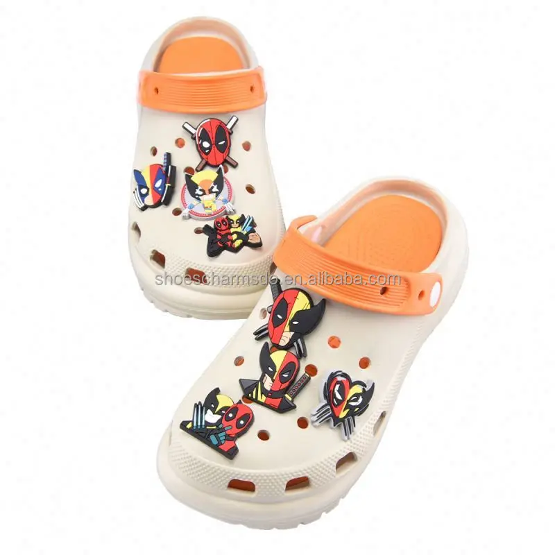 2026 New set custom rubber shoe Clog Mexico food drink charms for decoration Christmas gift accessory package
