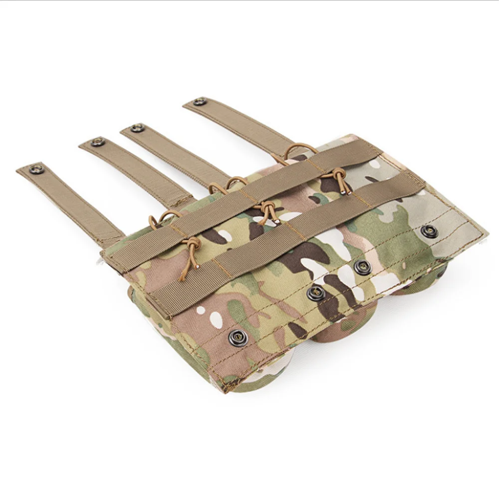 Tactical Molle Triple Magazine Pouches Clip Bag Paintball Game