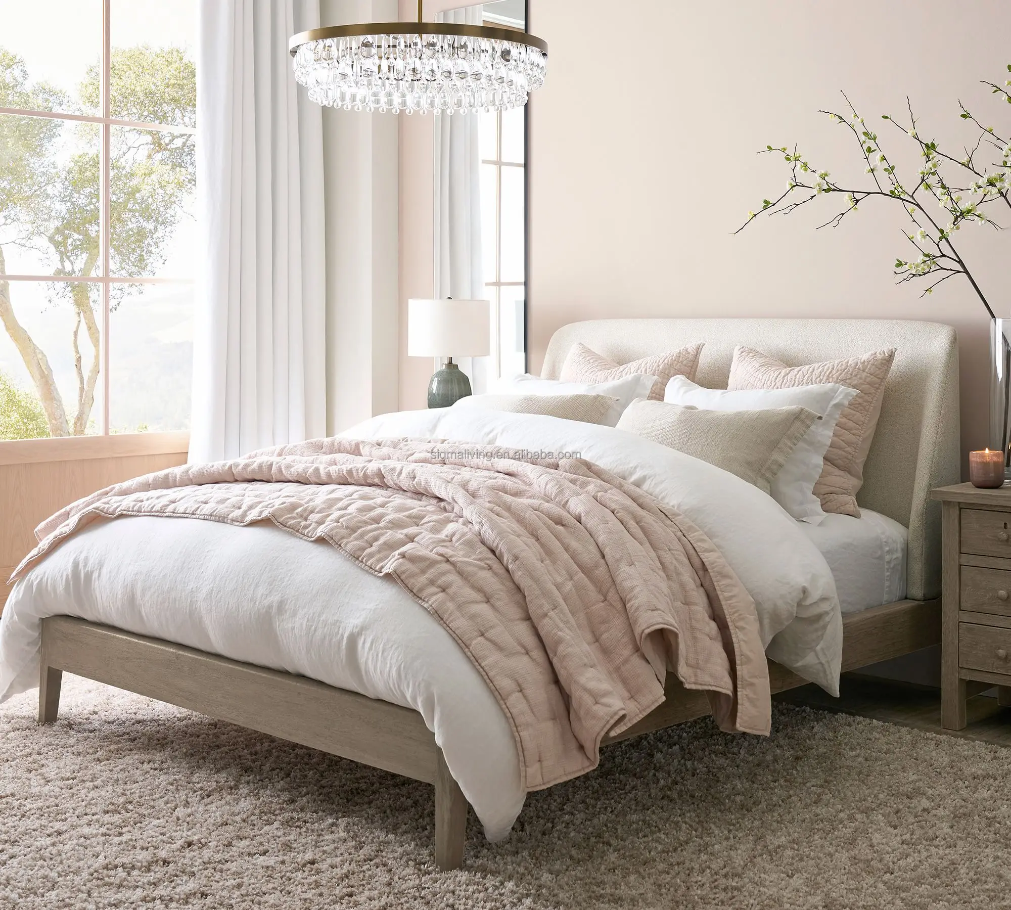 king bed smart bed bedroom furniture upholstered platform bed