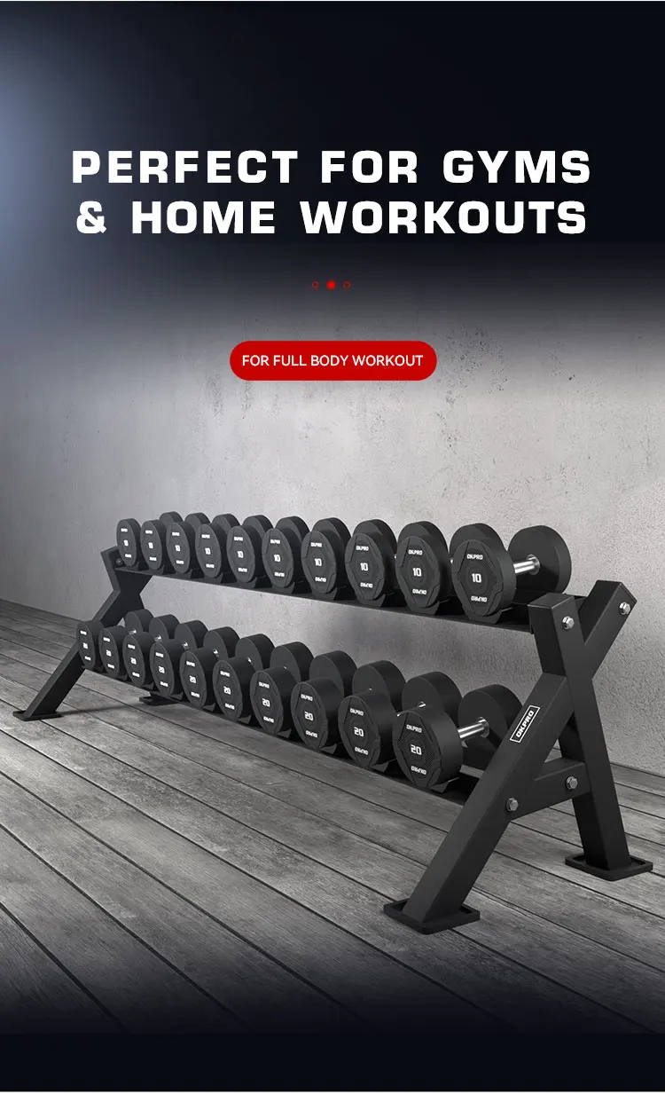 Okpro Store Rack OKPRO Gym Fitness Equipment - Durable 2 Tier Dumbbell Rack