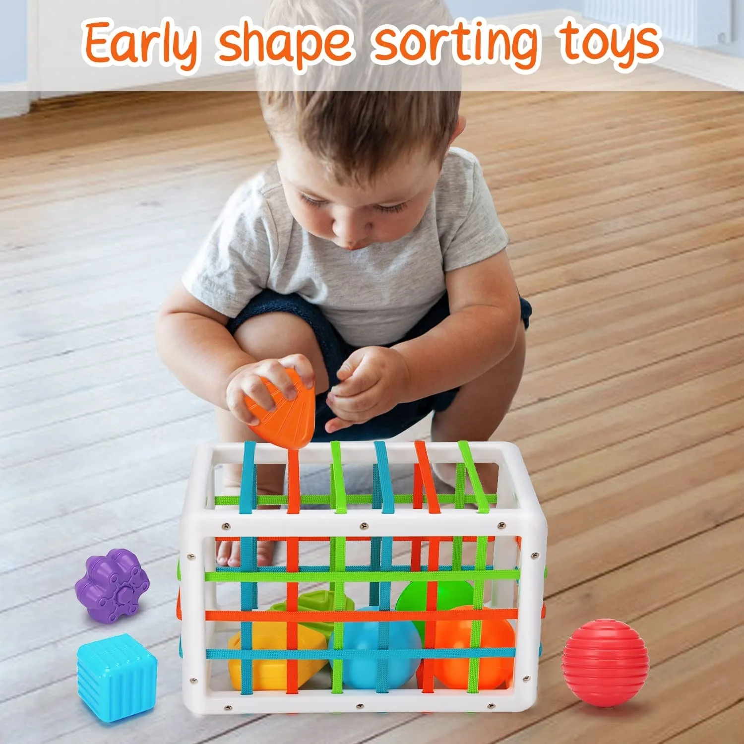 Oem Montessori Sensory Exploration Toy Sensory Bin Shape Sorting Baby Toys Shape Sorter 1218