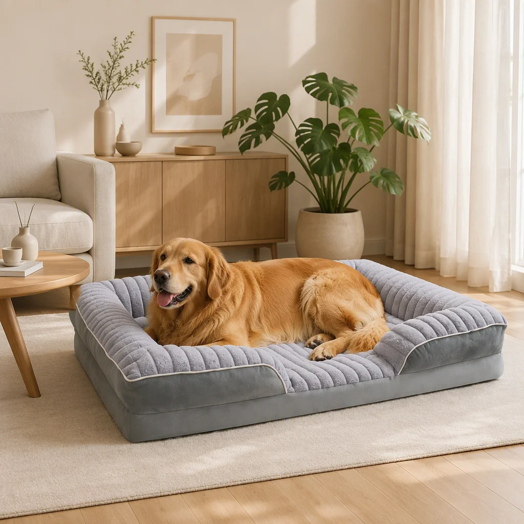Cut Pile Corduroy Large Dog Sofa — Product details 2