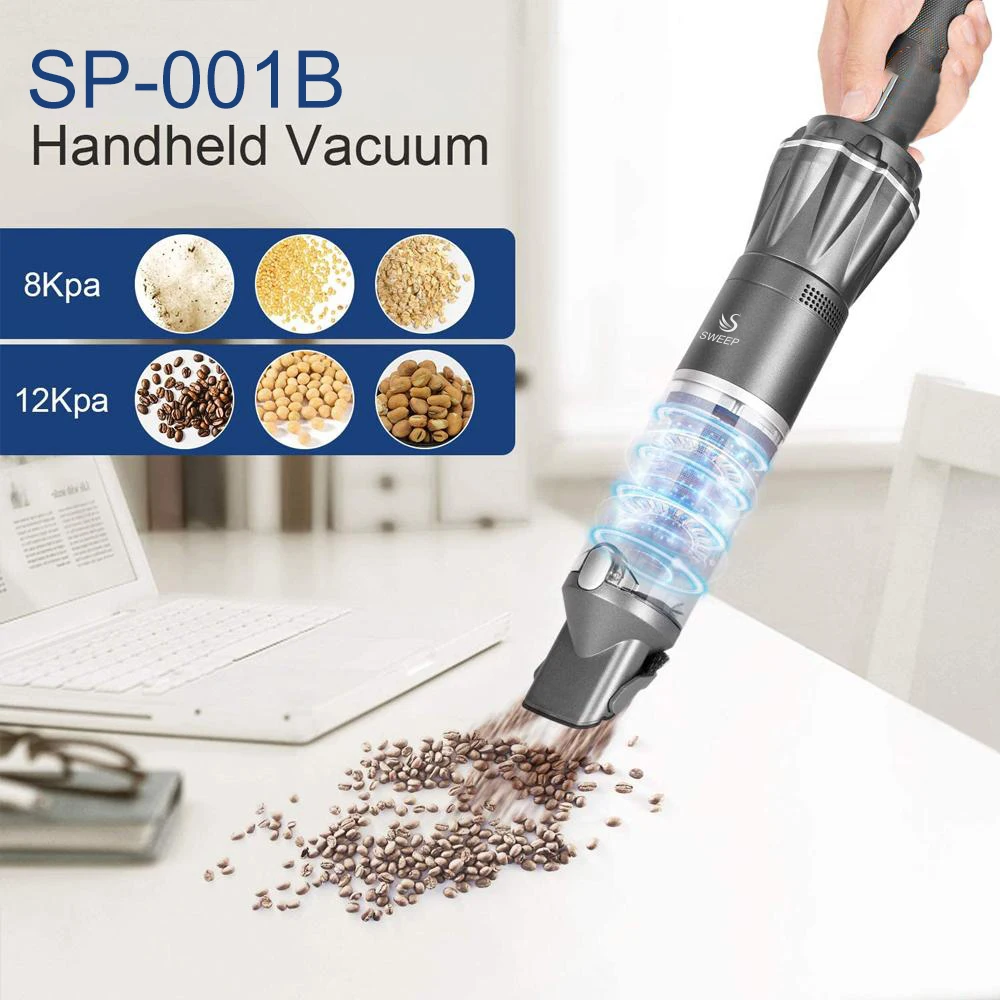2026 Trending Products Mini Handheld Car Vacuum Cleaner USB/Electric Adapter Dry Function Hot Selling Rechargeable Product manufacture
