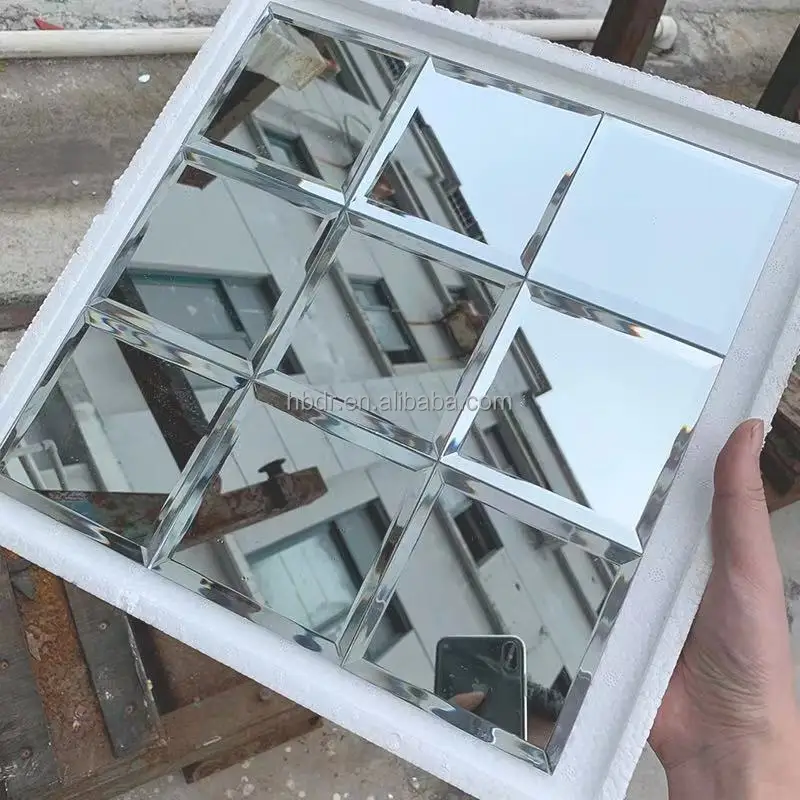 500 Pcs Mirror Glass Mosaic Tiles For DIY Crafts And Togo