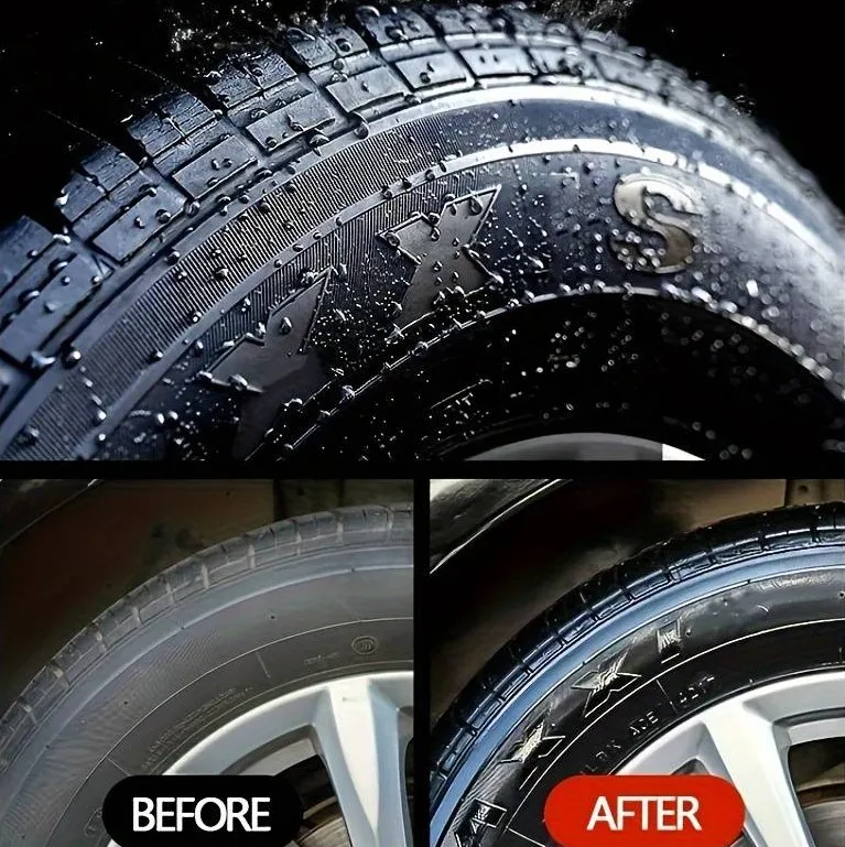 Пластиковая отделка на колесах тонно-покрывале протекторе защита от брызг краска блеск для шин