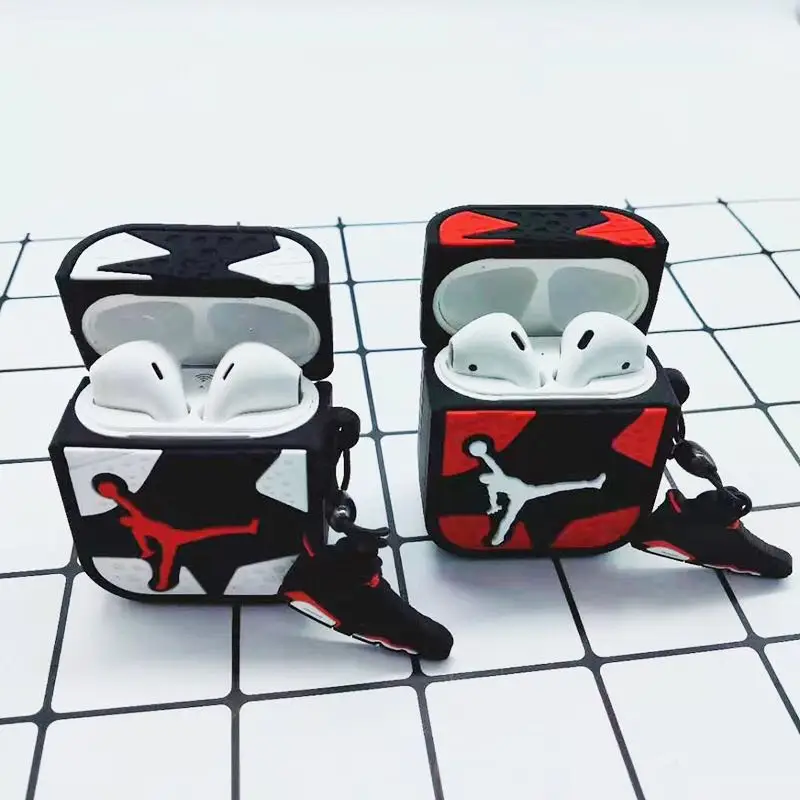 3D Силиконовая обувь для Airpods pro Чехол баскетбола airpods чехол air