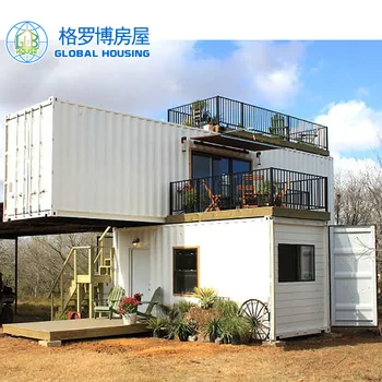 Export abroad 20 ft double floor capsule hotel/sleep box/modern container house design