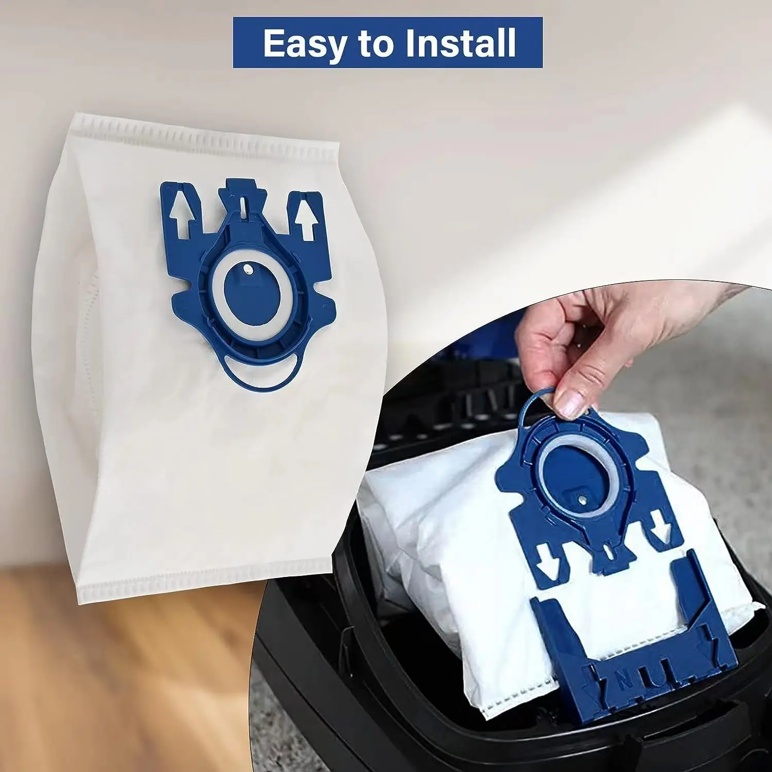 Lot De 6 Sacs Aspirateur Miele Hyclean + 2 Filtres Moteur + 2 Filtres Sortie - Compatible Complete C1, Série S