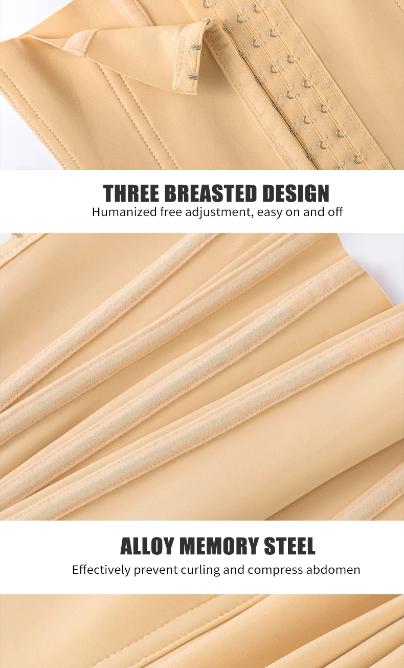 Custom Plus Size  Full Body Women Slimmer Tummy Control Shapewear Corsets Belt Waist Trainer Shaper Corset for Women details