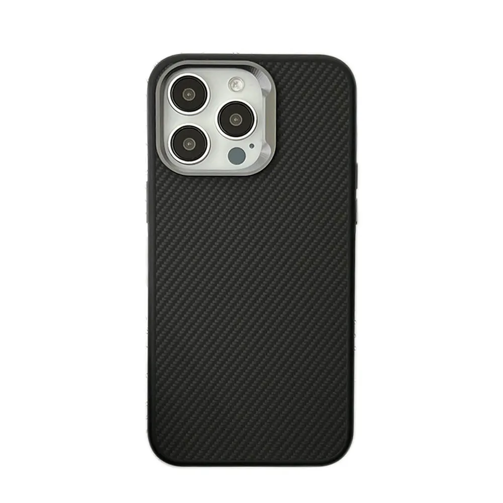 Laudtec Sjk716 Carbon Fiber Phone Case Magnetic Charging Simple Business Cover For Iphone 16 15 14 13 12 11 Plus Pro Max