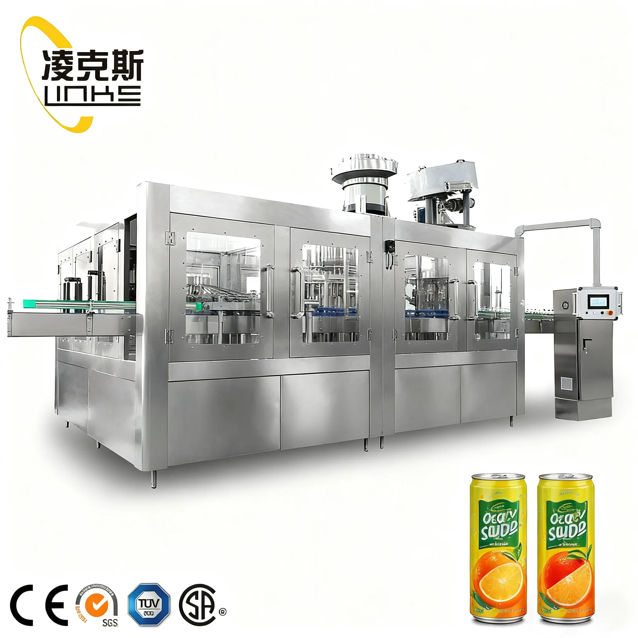 Automatic Hot Filling Machine for Fruit Juice and Tea Beverage Packing Equipment